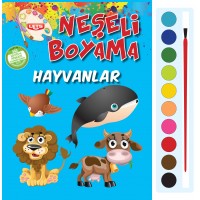 Neşeli Boyama Hayvanlar