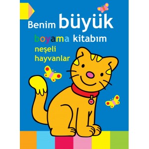Benim Büyük Boyama Kitabım Neşeli Hayvanlar