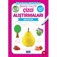 Meyveler Çizgi Alıştırmaları
