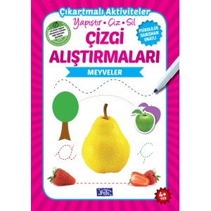 Meyveler Çizgi Alıştırmaları