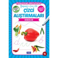 Sebzeler Çizgi Alıştırmaları
