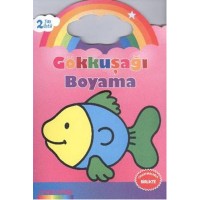 Gökkuşağı Boyama Pembe Kitap