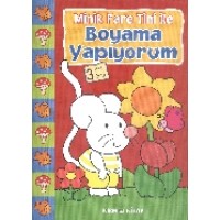 Minik Fare Tini ile Boyama Yapıyorum Kırmızı Kitap 3 Yaş Üstü