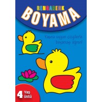 Rengarenk Boyama 4 Yaş Üstü