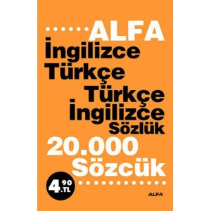 Alfa İngilizce Türkçe Türkçe İngilizce Sözlük