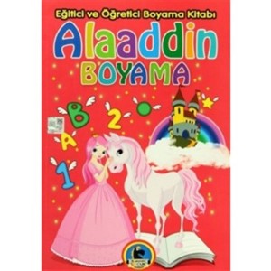 Alaaddin Boyama Eğitici ve Öğretici Boyama Kitabı