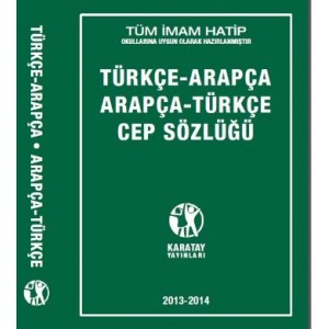 Karatay Türkçe Arapça Arapça Türkçe Cep Sözlüğü
