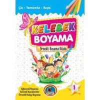 Kelebek Boyama Kitabı 8 Kitap Takım