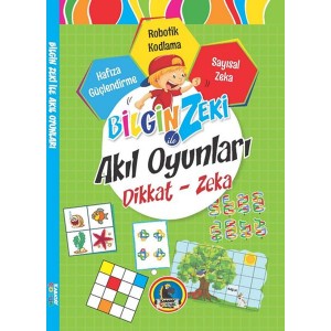 Bilgin Zeki ile Akıl Oyunları Dikkat Zeka Yeşil Seri