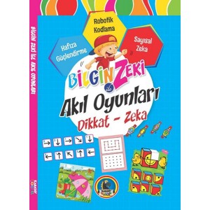 Bilgin Zeki ile Akıl Oyunları Dikkat Zeka Mavi Seri