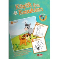 Küçük Evin Konukları Masal Boyama Etkinlik