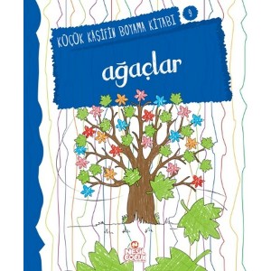 Küçük Kaşifin Boyama Kitabı Serisi 09 Ağaçlar