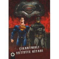 Batman ve Süperman Çıkartmalı Aktivite Kitabı