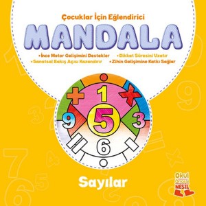 Çocuklar İçin Eğlendirici Mandala Sayılar