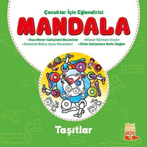 Çocuklar İçin Eğlendirici Mandala Taşıtlar