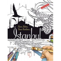 İstanbul Kartpostal Boyama 20 Adet Kartpostal