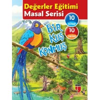 Değerler Eğitimi Masal Serisi Bir Kuş Konmuş 10 Kitaplık Set