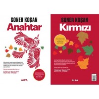 Kırmızı Anahtar Çift Taraflı Kitap