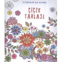 Yetişkinler İçin Boyama Çiçek Tarlası