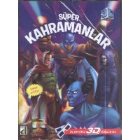 Üç Boyutlu Masallar Süper Kahramanlar 3D Gözlük ile