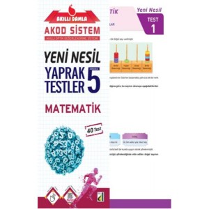 Akıllı Damla Matematik Yeni Nesil Yaprak Testler 5. Sınıf