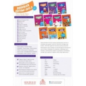1. Sınıflar İçin Değerler Eğitimi Seti 2 10 Kitap
