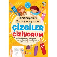 Çizgiler Çiziyorum Tamamlıyorum Birleştiriyorum