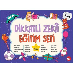 Dikkatli Zeka Eğitim Seti 1. Kitap 5 Yaş