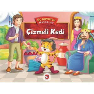 Üç Boyutlu Masallar Çizmeli Kedi Ciltli