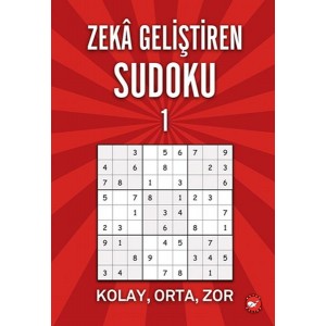 Zeka Geliştiren Sudoku 1 Kolay Orta Zor