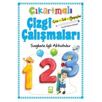 Çıkartmalı Çizgi Çalışmaları Sayılarla ilgili Aktiviteler