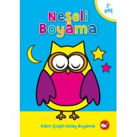Neşeli Boyama Kalın Çizgili Kolay Boyama