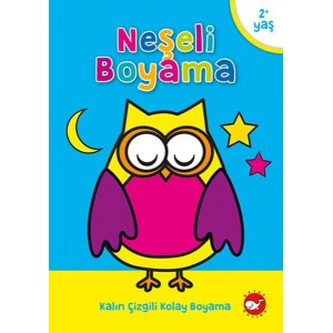 Neşeli Boyama Kalın Çizgili Kolay Boyama