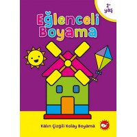 Eğlenceli Boyama Kalın Çizgili Kolay Boyama