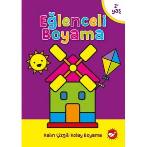 Eğlenceli Boyama Kalın Çizgili Kolay Boyama