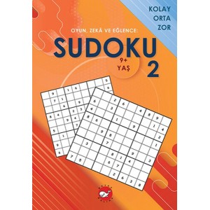 Oyun, Zeka ve Eğlence Sudoku 2 Kolay, Orta, Zor 9 Yaş