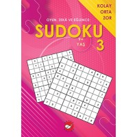 Oyun, Zeka ve Eğlence Sudoku 3 Kolay, Orta, Zor 9 Yaş