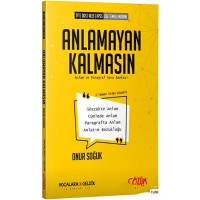 Çözüm YKS DGS ALES KPSS Anlamayan Kalmasın Anlam ve Paragraf Soru Kitabı