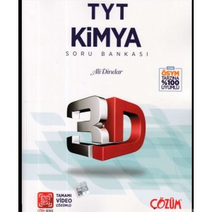3D TYT Kimya Tamamı Video Çözümlü Soru Bankası Yeni