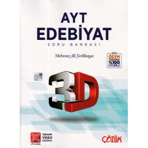 3D AYT Edebiyat Soru Bankası Yeni