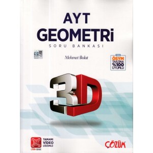 3D AYT Geometri Soru Bankası Yeni