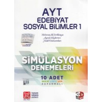 3D AYT Edebiyat Sosyal Bilimler 1 Tamamı Video Çözümlü Simülasyon Denemeleri Yeni