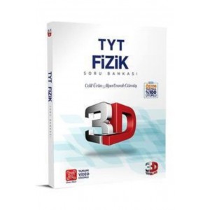 3D TYT Fizik Tamamı Video Çözümlü Soru Bankası Yeni
