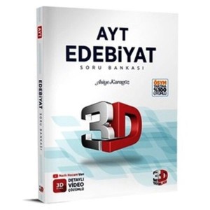 3D 2022 AYT Edebiyat Tamamı Video Çözümlü Soru Bankası