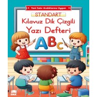 Renkli Standart Kare Çizgili Yazı Defteri A4 Ebat