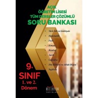 Milenyum Yayınları Açıköğretim Lisesi 9. Sınıf Tüm Dersler Çözümlü Soru Bankası Yeni
