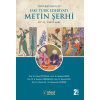 Üniversiteler İçin Eski Türk Edebiyatı Metin Şerhi 17 19 Yüzyıllar