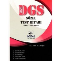 İnitbak 2020 DGS Sözel Test Kitabı Türkçe Sözel Mantık Yeni