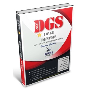 İntibak 2021 DGS 10 Deneme Çözümlü