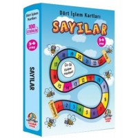 Sayılar Dört İşlem Kartları 3 6 Yaş Cep Boy